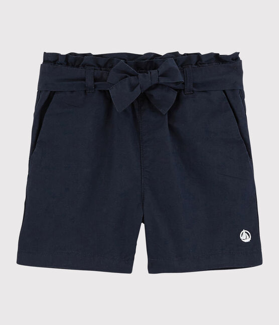 Short en serge enfant fille bleu SMOKING