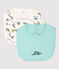 Lot de 2 bavoirs  en coton biologique variante 2