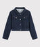 Denim jasje meisjes kinderen blauw DENIM BLEU FONCE