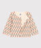 Cardigan voor baby's in dikke jersey met print wit AVALANCHE/ MULTICO