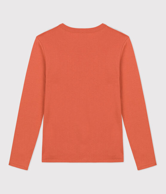 Tee-shirt L'ICONIQUE col rond en coton Femme rose BRANDY