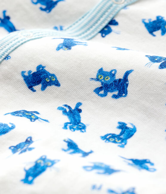 Dors-bien chatons bébé en tubique blanc MARSHMALLOW/blanc MULTICO