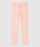 Skinny meisjesbroek van fluweel roze MINOIS