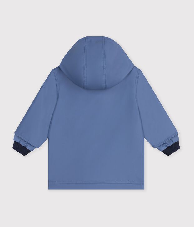 Iconische effen oliejas voor baby's blauw