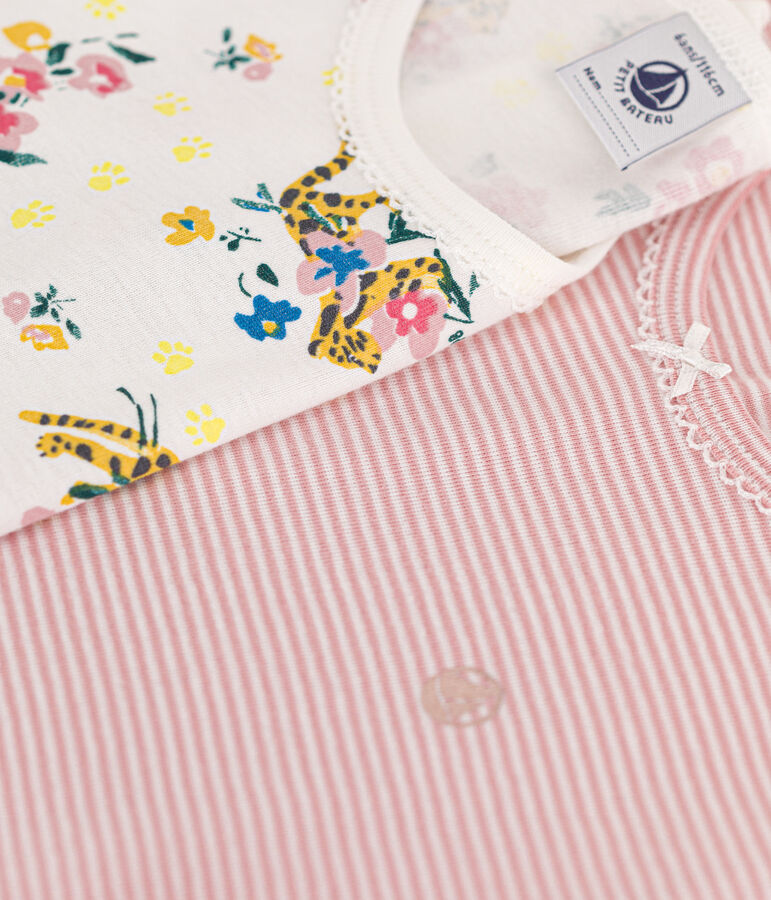 Lot de 2 pyjamas short en coton enfant multicouleur