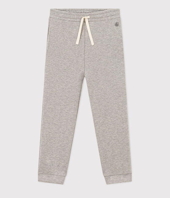 Pantalon de jogging en molleton enfant fille gris CHATON CHINE