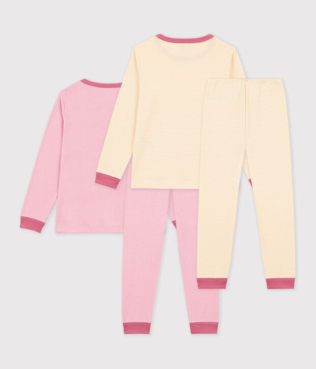 Lot de pyjamas enfant en coton imprim&eacute; multicouleur