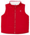 Mouwloze jas babyjongen rood TERKUIT CN