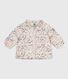 Donsjack met bloemenprint voor baby's