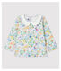 Blouse à col manches longues en jersey bébé fille