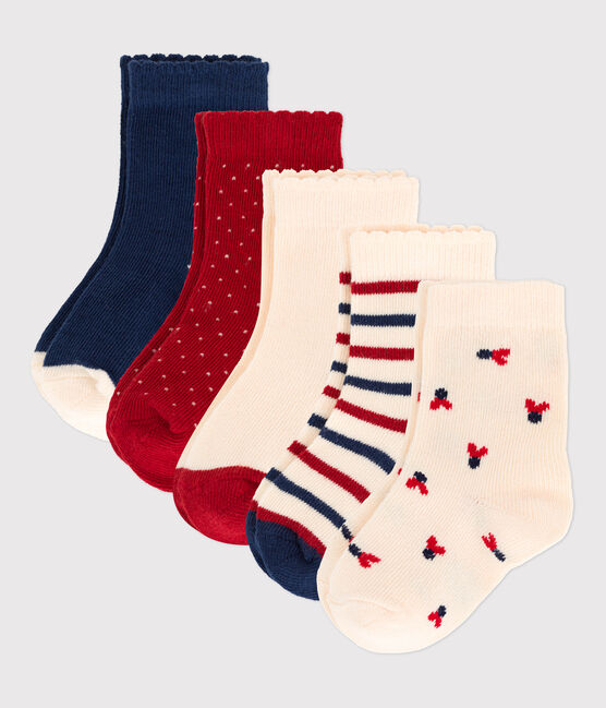 Set van 5 paar babysokken variante 1