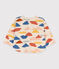 T-shirt met lange mouwen voor baby'sprint in tubic wit AVALANCHE/ MULTICO