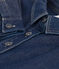 Meisjesjurk met lange mouwen in denim blauw DENIM