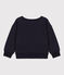 Sweatshirt imprimé en molleton enfant fille / garçon bleu SMOKING