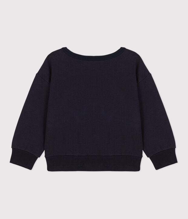 Sweater met print in molton voor meisjes / jongens SMOKING