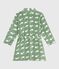 Robe de chambre enfant en polaire imprimé SAULE/ MARSHMALLOW