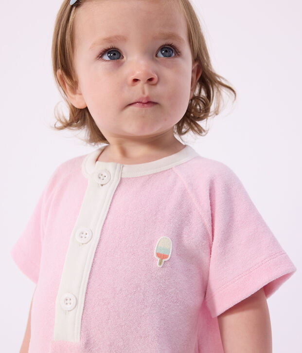 Kort pakje van effen katoen voor baby's MARQUISE