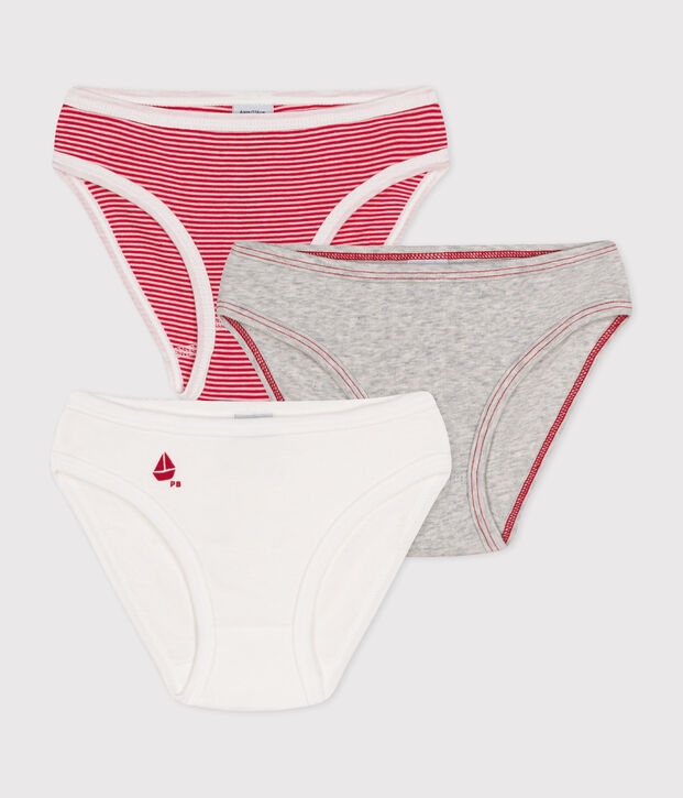 Lot de 3 culottes en coton multicouleur