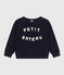 Sweater in fleece voor kinderen blauw SMOKING