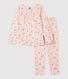 Pyjama petite fille imprimé princesse en coton