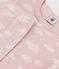 Pyjama ajusté petite fille en coton SALINE/ MARSHMALLOW