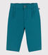 Pantalon bébé en coton souple uni