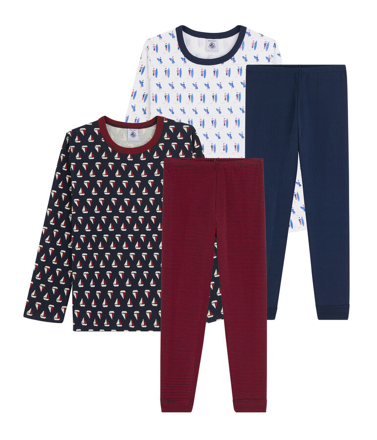 Duo de pyjamas petite fille en c&ocirc;te variante 1