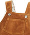 Salopette bébé garçon en velours stretch marron CUIVRE