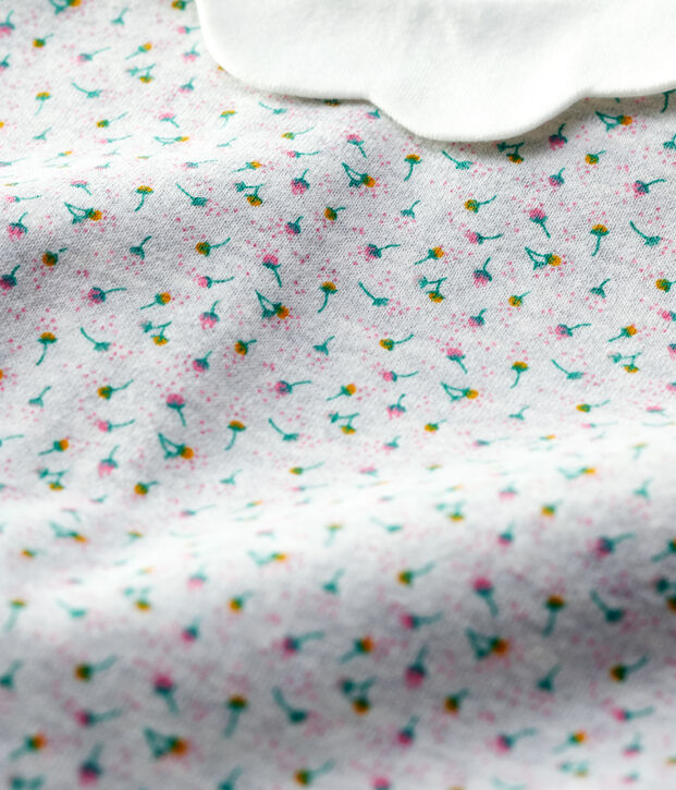 Babyjurk van molton. grijs/multicouleur