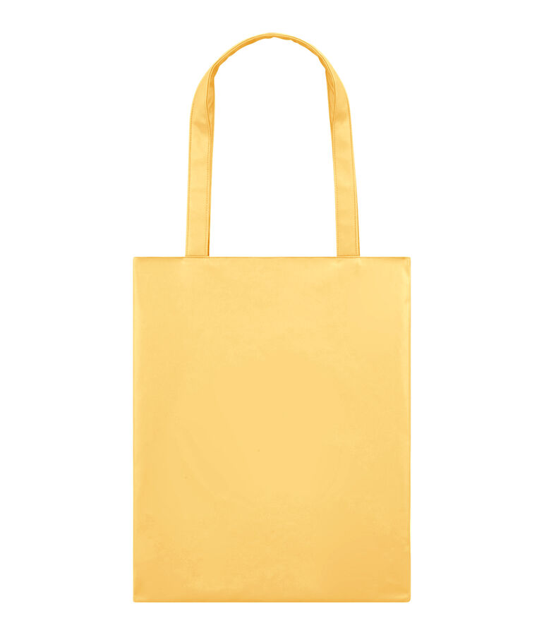 Sac shopping uni jaune