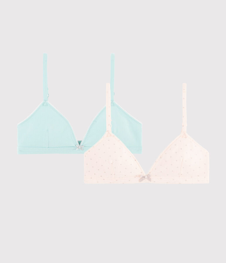 Set van 2 beha's met pailletten voor meisjes variante 1