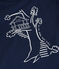 T-shirt manches courtes en coton enfant garçon bleu MEDIEVAL