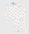Katoenen geknoopte pyjama met print voor kinderen MARSHMALLOW/ OLYMPIC/ MULTICO