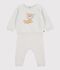 2-delige babyset van katoen met teddybeerpatroon MONTELIMAR CHINE