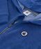Sweatshirt zipp&eacute; enfant en coton bleu
