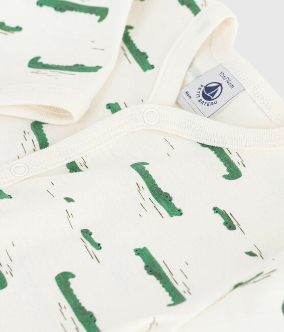 Pyjama bébé sans pieds en coton imprimé MILK/ MULTICO