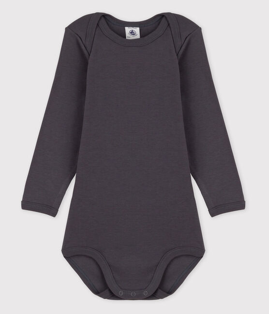 Body met lange mouwen voor babymeisjes grijs MAKI