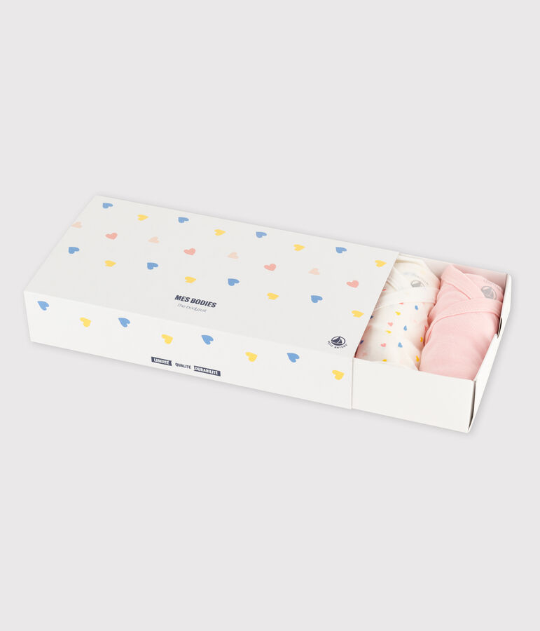 Lot de 5 bodies b&eacute;b&eacute; en coton biologique variante 1