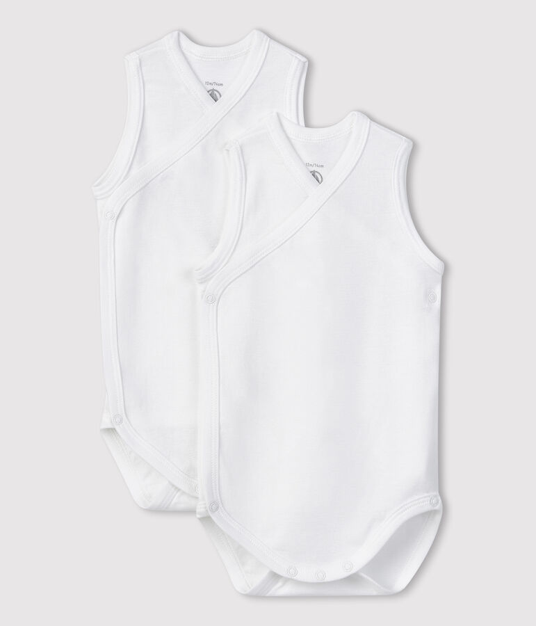 Set van mouwloze rompertjes pasgeborenen variante 1