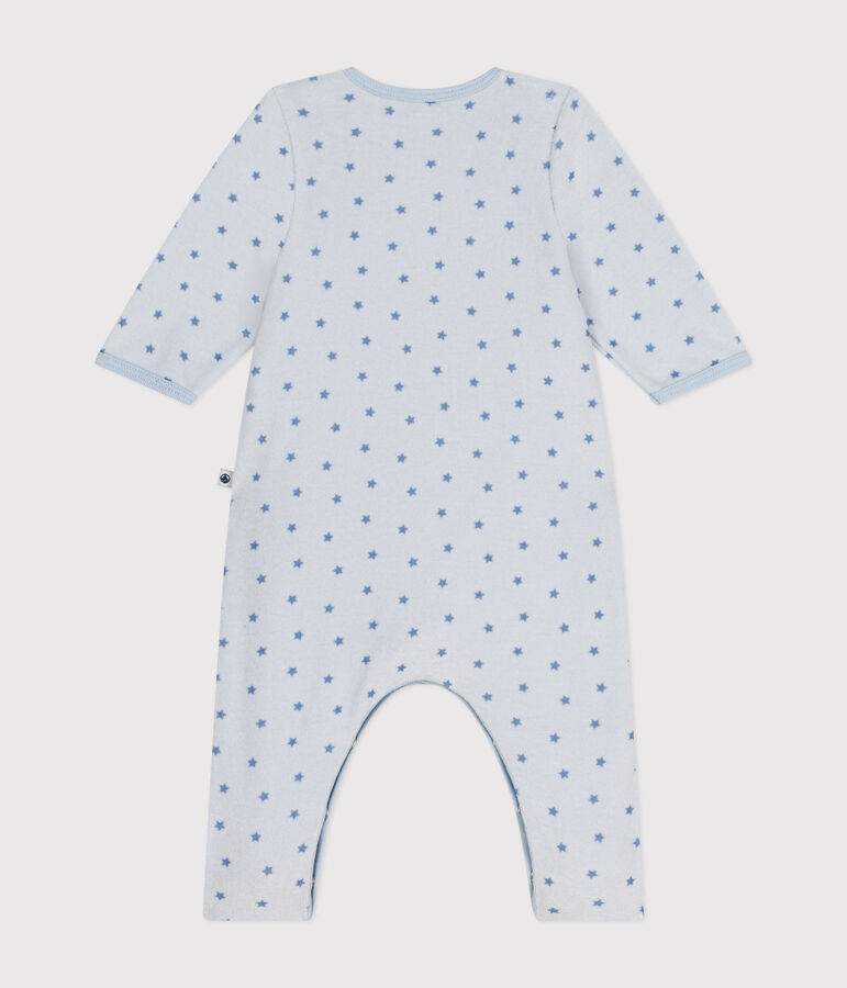 Bodyjama imprim&eacute; mini &eacute;toiles en velours b&eacute;b&eacute; bleu/bleu