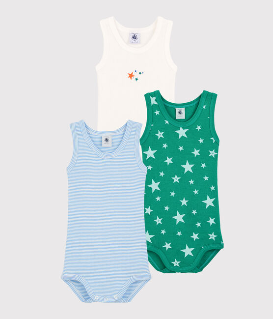 Lot de 3 bodies sans manches bébé variante 1