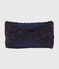 Meisjes colsjaal blauw SMOKING/geel OR