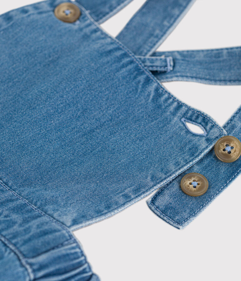 Robe sans manche b&eacute;b&eacute; en denim l&eacute;ger bleu