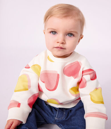 Sweatshirt b&eacute;b&eacute; en coton imprim&eacute; &eacute;toiles