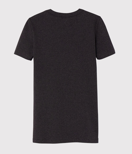 T-shirt col rond iconique en coton Femme gris CITY CHINE