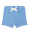 Gestreepte short voor babyjongens blauw PERSE/wit MARSHMALLOW