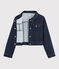 Denim jasje meisjes kinderen blauw DENIM BLEU FONCE