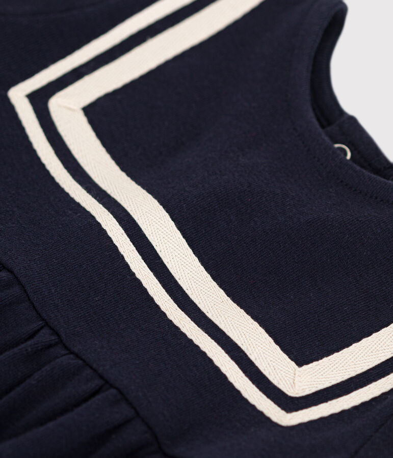 Babyjurkje van biologisch katoen in marinestijl blauw