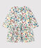 Gewatteerde jurk baby. wit MARSHMALLOW/wit MULTICO