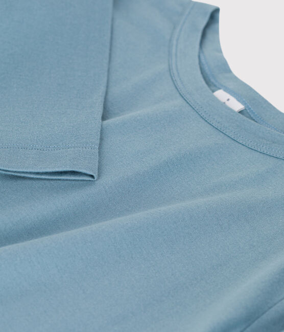 L'ICONIQUE, dames-T-shirt met ronde hals in katoen blauw ROVER